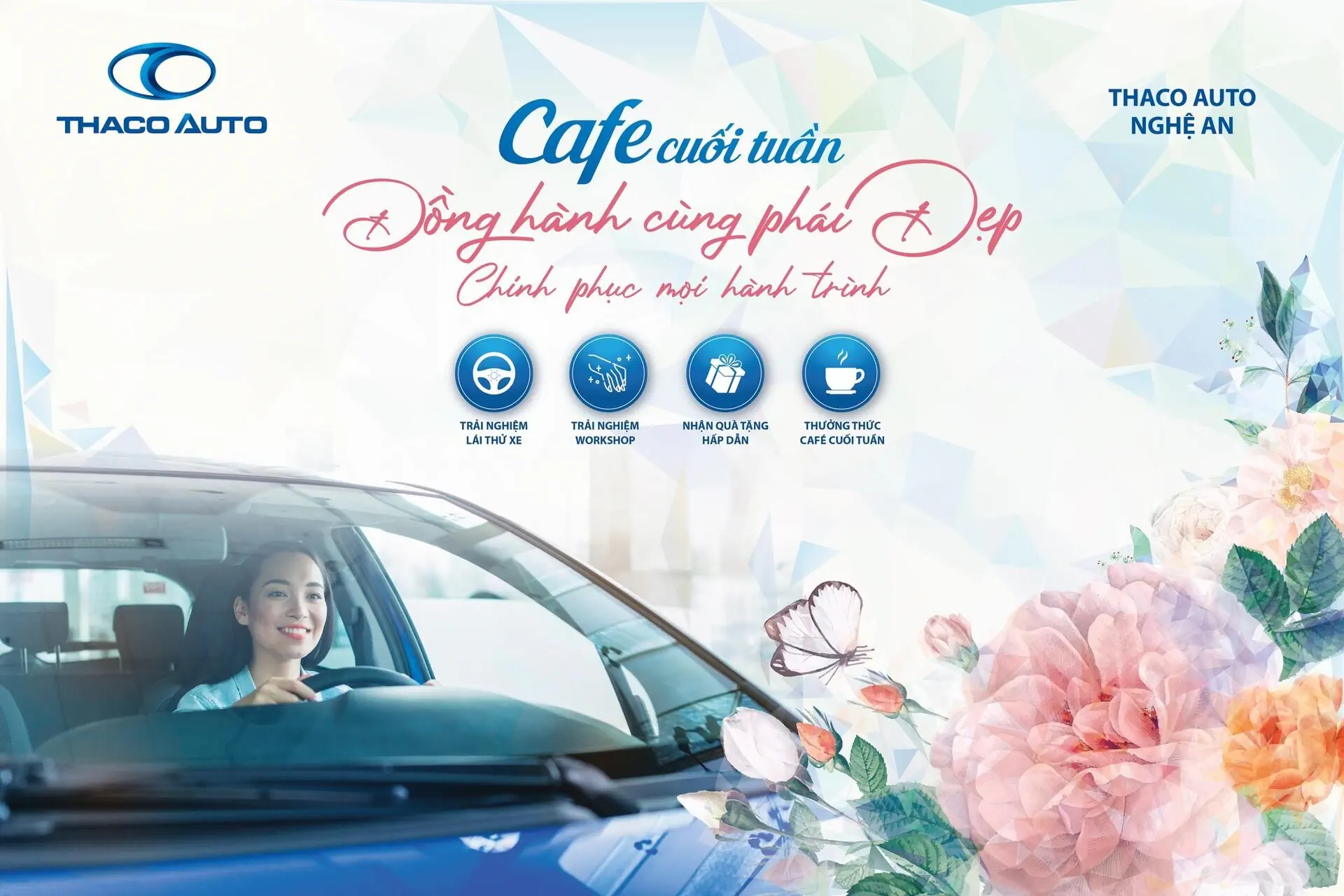 HAPPY WOMEN'S DAY | THACO AUTO NGHỆ AN TỔ CHỨC CHƯƠNG TRÌNH CÀ PHÊ CUỐI TUẦN