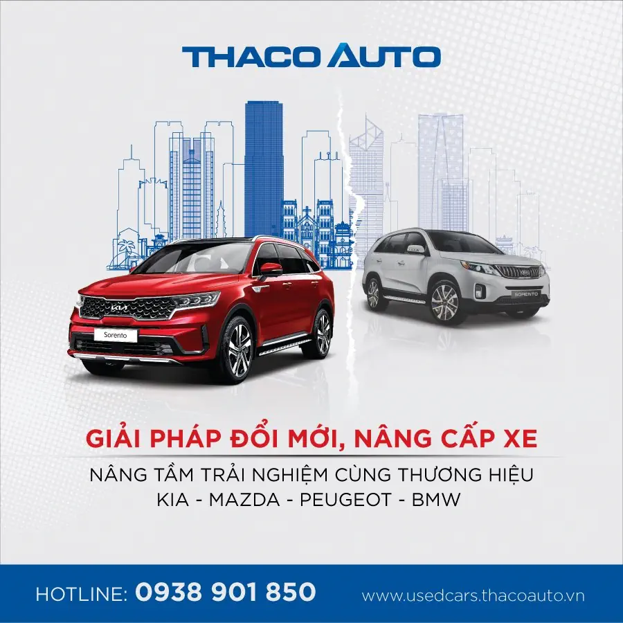 ĐỔI XE MỚI CÙNG THACO AUTO NGHỆ AN – ĐA DẠNG THƯƠNG HIỆU, NÂNG TẦM TRẢI NGHIỆM