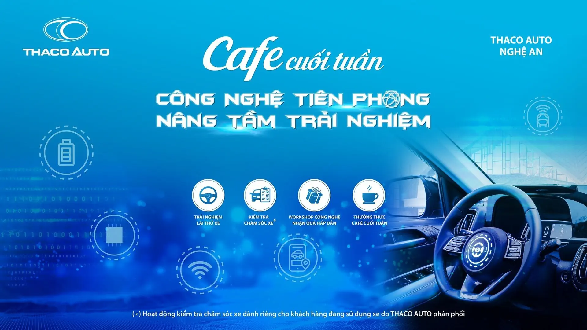 CAFE CUỐI TUẦN THÁNG 4: CÔNG NGHỆ TIÊN PHONG - NÂNG TẦM TRẢI NGHIỆM