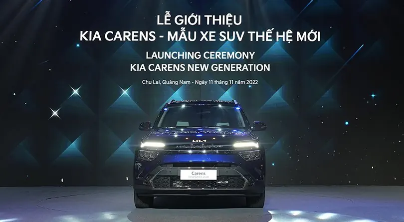 THACO AUTO CHÍNH THỨC GIỚI THIỆU MẪU XE KIA CARENS THẾ HỆ MỚI.
