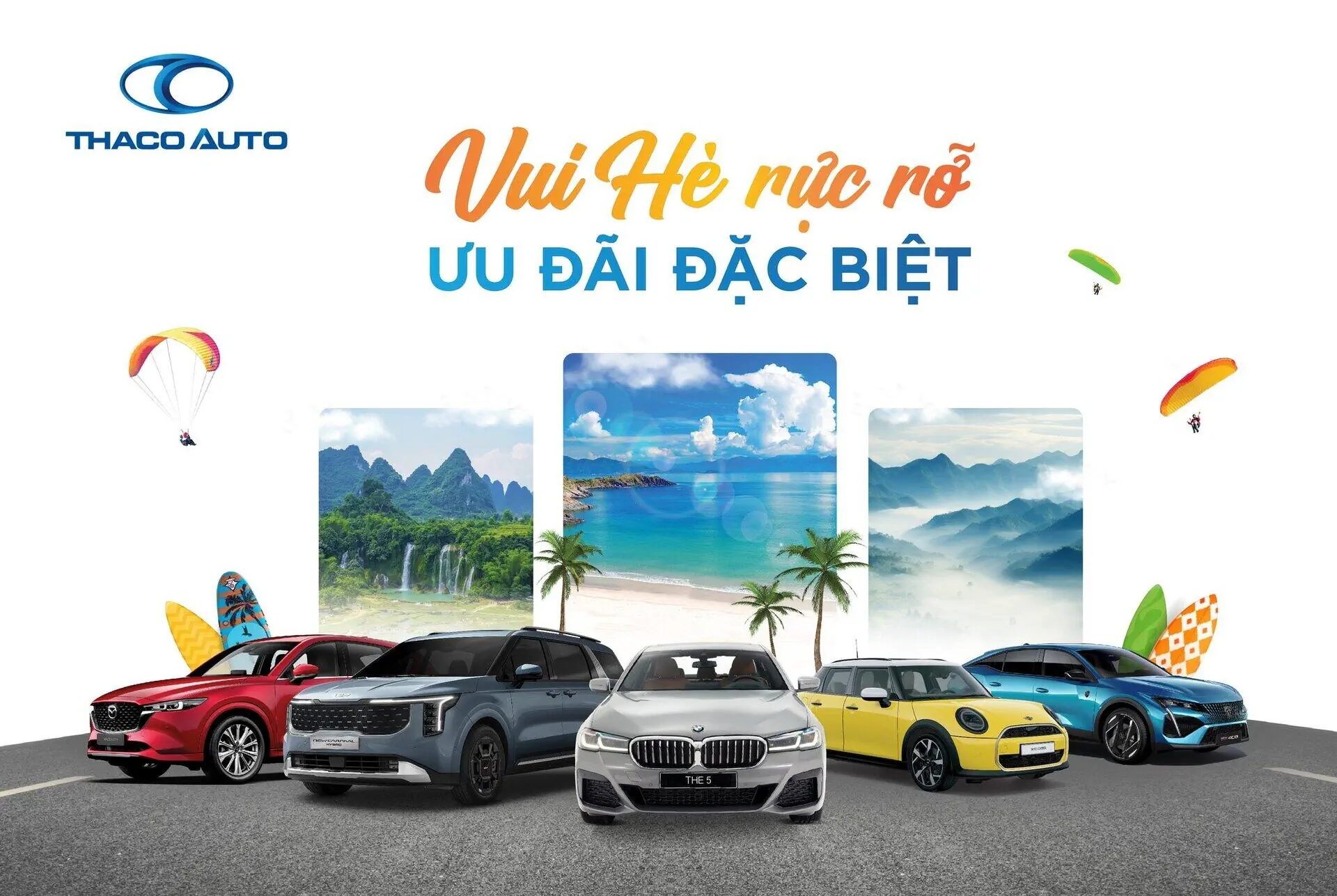 THACO AUTO Nghệ An ưu đãi đặc biệt cho nhiều dòng xe