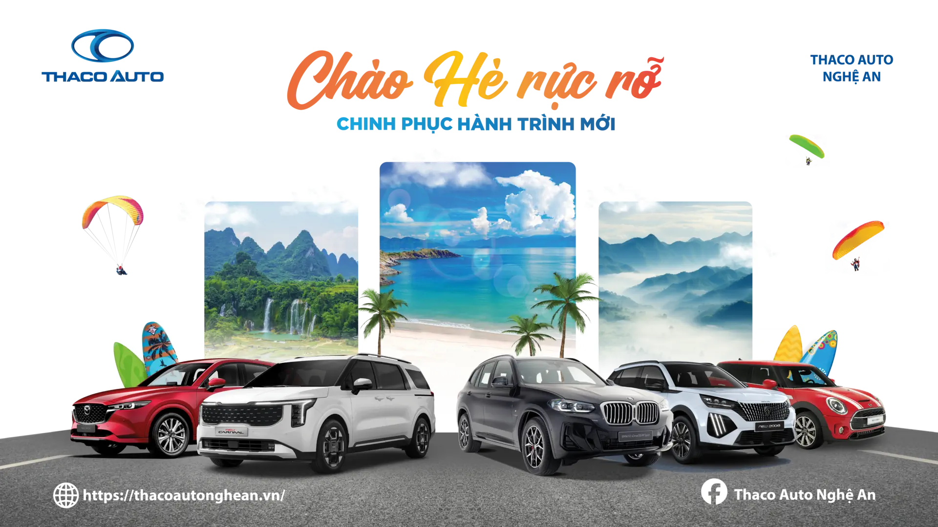 Hè rực rỡ cùng THACO AUTO Nghệ An với ưu đãi đặc biệt