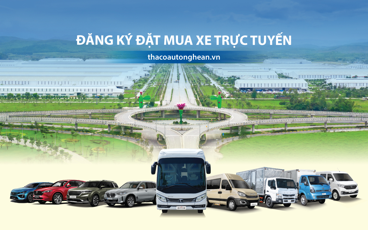 TRẢI NGHIỆM TÍNH NĂNG ĐẶT MUA XE TRỰC TUYẾN TRÊN WEBSITE THACO AUTO NGHỆ AN