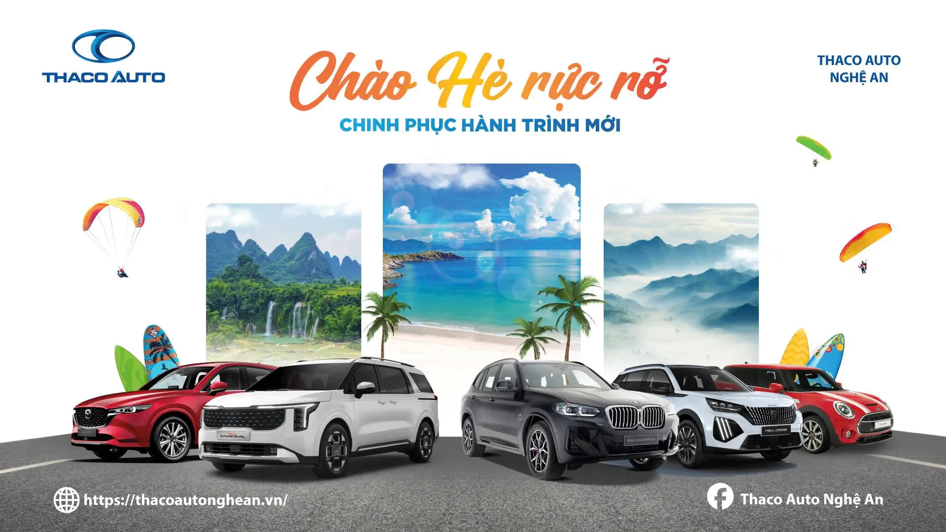 TRẢI NGHIỆM HÈ RỰC RỠ CÙNG THACO AUTO NGHỆ AN VỚI NHIỀU HOẠT ĐỘNG HẤP DẪN